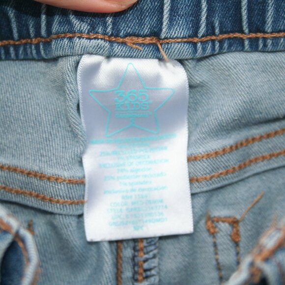 BOYS 5 DENIM SHORTS w/ POCKETS & ADJUSTABLE WAIST SUMMER BOTTOMS - Picture 4 of 7